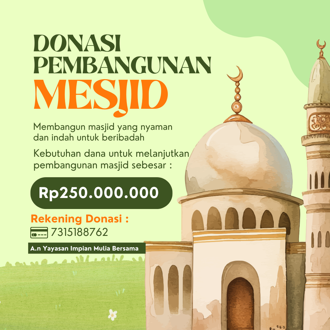 DONASI PEMBANGUNAN MASJID